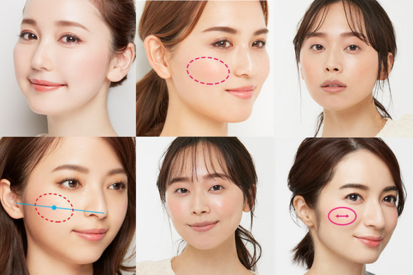 【チークの入れ方7選】印象別&顔型別...あなたに似合うチークが見つかる!