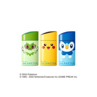 アネッサ パーフェクトUV スキンケアミルク NA 『ポケモンコラボ限定パッケージ』 3種 3,058円(税込)