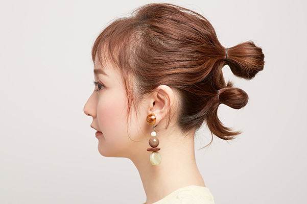 ステップ① お団子をふたつつくる