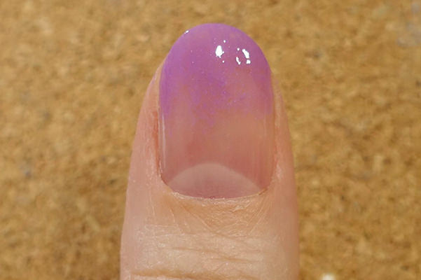 紫陽花ネイルのやり方