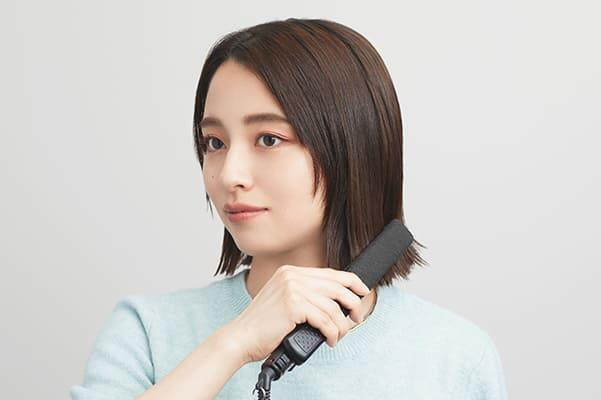 今っぽさ抜群! タイトな「外ハネ」