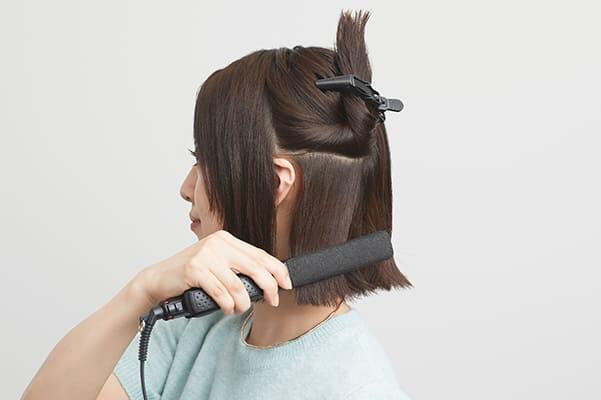 今っぽさ抜群! タイトな「外ハネ」