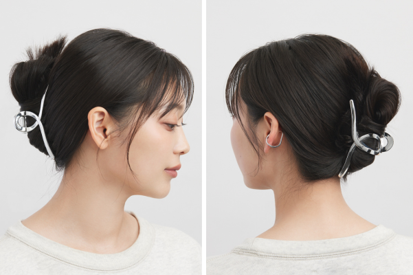 ヘアクリップを使ったアップアレンジル