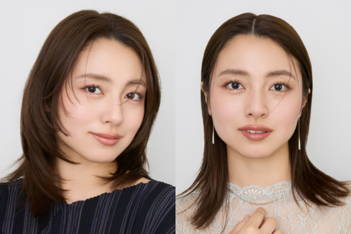 ミディアムヘアのスタイリングテク