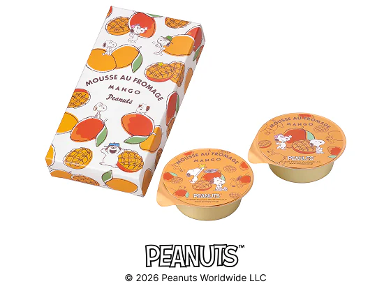 ムース　オ　フロマージュ／ソースマング2個入 PEANUTSロゴ